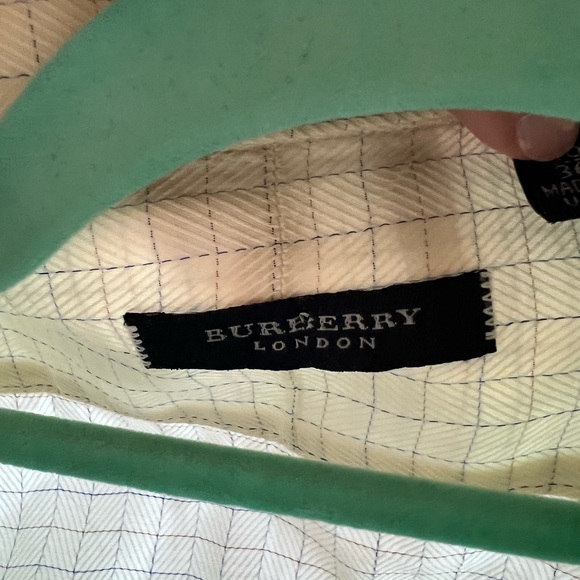 Burberry Cream Dress Shirt - Picture 2 of 4